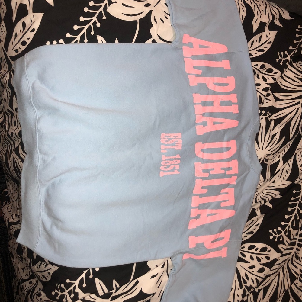 Alpha delta pi crew neck sweatshirt